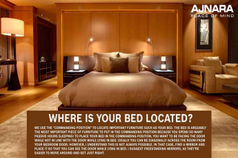 Is your bed in the right location?
